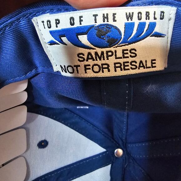 Vintage North Carolina Tar Heels Strapback Hat Cap Blue UNC Two Tone NCAA Retro - Picture 8 of 8